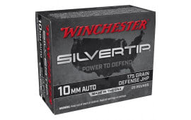 Winchester Ammo W10MMST Super-X 10mm Auto 175 gr Silvertip Jacket Hollow Point - 20rd Box