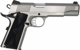 Tisas 1911 Duty SS45 Full Size Semi-Auto Pistol 5" Barrel 45 ACP 8rd - Stainless Steel, Novak Style 3 Dot Sights - Upgraded Features 