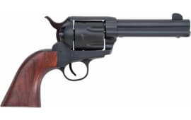 Traditions SAT7322053 1873 Rawhide 22 LR Caliber with 4.75" Barrel, 6rd Capacity Cylinder, Overall Blued Finish Steel & Walnut Grip
