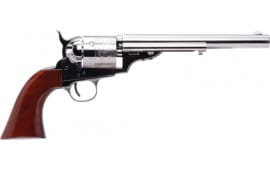 Cimarron CA916N00 1872 Open TOP Navy .45LC 7.5" FS Nickel Walnut Revolver
