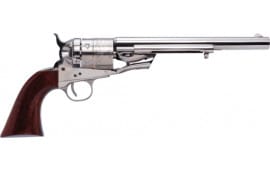 Cimarron CA9052N00 1851 RICHARDS-MASON TYP2 .45LC 8" FS Nickel Walnut Revolver