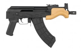 Century Arms Micro Draco, AK-47 Pistol, 7.62x39mm 6.25" Barrel, (1) 30rd Magazine, Semi-Automatic, Threaded Barrel, Wood Handguard, US Made - HG8549-N