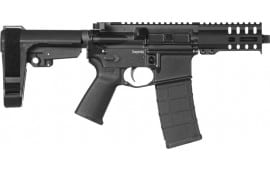 CMMG 94A179CGB Banshee 300 MK4 9mm Luger 5" 30+1 Black Cerakote Black Magpul MOE CMMG 6 Position RipBrace