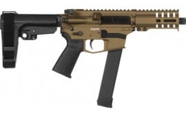 CMMG 99A172FBB Pistol Banshee 300 MKGS Glock Magazine Compatible 33rd Burnt Bronze