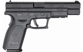 Springfield Armory XD9401 XD Full Size *CA Compliant* Double 9mm 5" 10+1 3Dot Black Polymer Grip/Frame Grip Black Melonite