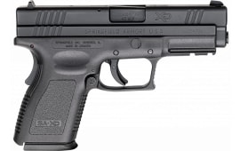 Springfield Armory XD9645 XD Compact *CA Compliant* Double .45 ACP 4" 10+1 Black Polymer Grip/Frame Grip Black Melonite