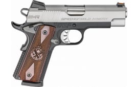 Springfield Armory PI9242L 1911 Single 40 S&W 4" 9+1 Cocobolo Grip Stainless Steel