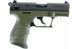 Walther 5120338 P22MCA Military *CA Compliant* 22LR 3.42" 10+1 OD Poly Frame/Black Slide