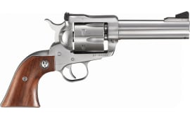 Ruger 0309 Blackhawk Stainless Single .357 4.6" 6 Hardwood Stainless Revolver