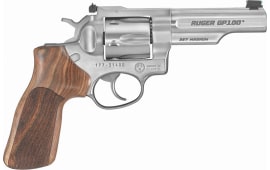 Ruger 1755 GP100 Match Champion Adj Rear Sight Double .357 4.2" 6 Hogue Stippled Hardwood Stainless Revolver