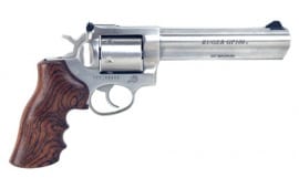 Ruger KGP161UF Talo GP100 .357 Magnum 6 SS Unfluted CYL & Hogue Revolver