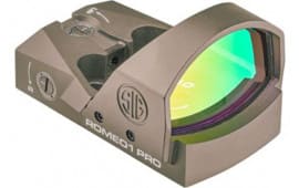 Sig Sauer Electro-Optics SOR1P103 Romeo1Pro  Flat Dark Earth 1x30mm 3 MOA Illuminated Red Dot Reticle
