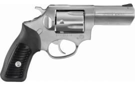 Ruger 5719 SP101 DA/SA .357 3.1" 5 Black Rubber Stainless Revolver
