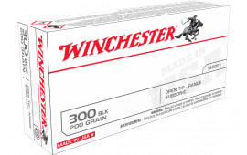 Winchester Ammo USA300BLKX Best Value 300 AAC Blackout/Whisper (7.62x35mm) 200 GR Full Metal Jacket OT - 20rd Box
