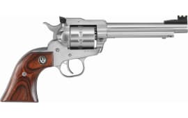 Ruger 8100 Single-Ten Single Action Revolver Single 22 Long Rifle 5.5" 10 Hardwood Stainless Revolver