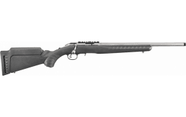 Ruger 8351 American Rimfire  22 LR Caliber with 10+1 Capacity, 18" Barrel, Satin Stainless Metal Finish