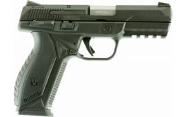 Ruger 8608 American DA/SA 9mm 4.2" 17+1 Black Polymer Wraparound Grip Black Stainless Steel
