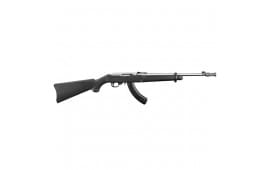 Ruger 11125 10/22 Takedown 22LR 16.12 Threaded SS Black FOS