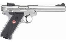 Ruger 40103 Mark IV Target Double 22 Long Rifle 5.5" 10+1 Black Synthetic Grip Stainless Steel