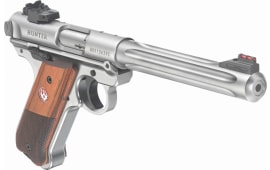 Ruger 40118 Mark IV Hunter Double 22 Long Rifle 6.88" 10+1 Laminate Wood Grip Stainless Steel
