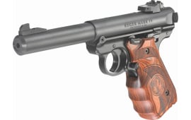 Ruger 40159 Mark IV Target SA .22 LR 5.5" 10+1 Laminate Wood Grip Black