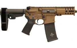 CMMG 94A179CMB Banshee 300 MK4 9mm Luger 5" 33+1 Midnight Bronze Cerakote Black Magpul MOE Grip CMMG 6 Position RipBrace