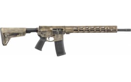 Ruger 8539 AR556 MPR,,.223 / 5.56 Caliber AR-15 Style Semi-Auto Rifle, 18" BBL, Frazzled Camo, Brown Cerakote
