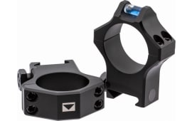 Steiner 5963 T-Series Scope Ring Set For Tactical Rifle Picatinny Rail Extra High 30mm Tube Matte Black Steel