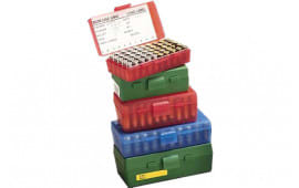 MTM Case-Gard P503210 Case-Gard P-50 Multi-Caliber Handgun Green Polypropylene 50rd