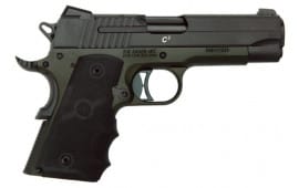 Sig Sauer 1911CO45AGFC3 1911 Compact 45 ACP C3 Alloy Army Green 2-TONE