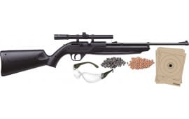 Crosman 760BKT 760 Pumpmaster Rifle Kit Pump 177 Pellet,177 BB Black Black Synthetic Stock 4x15 mm