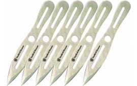 Smith & Wesson Knives SWTK8CP Throwing Knives 8" 2Cr13 SS Spear Point Dual Edge 6 Pack