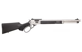 Smith & Wesson 1854 Stainless Steel Lever Action .44 Mag Rifle, 19.25" Barrel, 9+1 Capacity - Threaded Barrel, Picatinny Rail Receiver, Fixed Polymer Stock - 13812