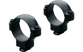 Leupold 49894 Dual Dovetail Scope Ring Set Dual Dovetail Medium 1" Tube Black Gloss Steel