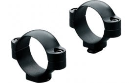 Leupold 49900 Standard Ring Set 1" Dia Medium Black Gloss