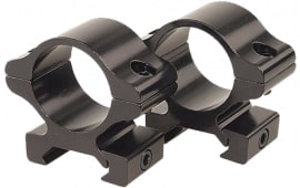 Leupold 57380 Rifleman Scope Ring Set For Rifle Weaver Medium 1" Tube Black Gloss Aluminum