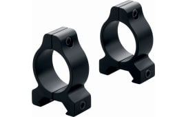 Leupold 57405 Rifleman Rimfire Scope Ring Set For Rifle Weaver Medium 1" Tube Black Gloss Aluminum