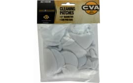 CVA AC1455B Cleaning Patches, Muzzleloader Accessories, 2-Inch Diameter, 200 Cotton Patches Per Pack.