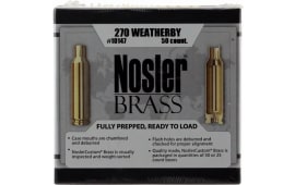 Nosler 10147 Unprimed Cases  270 Wthby Mag Rifle Brass 50 Per Box