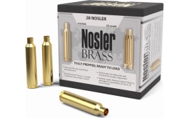 Nosler 10150 Unprimed Cases  28 Nosler Rifle Brass 25 Per Box