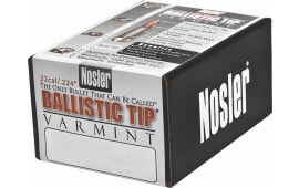 Nosler 39510 Ballistic Tip Varmint .22 Cal .224 40 gr Spitzer Point 100 Per Box
