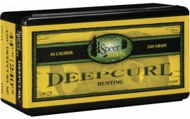 Speer Bullets 4456 Handgun Hunting 44 Caliber .429 240 GR DeepCurl Soft Point 50 Box