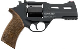 Chiappa Firearms 340165 Rhino 40DS 9mm Luger 6rd 4" Blued Cylinder Black Steel Barrel Black Anodized Aluminum Frame with Walnut Grip