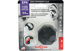 Surefire EP4BKMPR Sonic Defenders EP4 Earplugs 24dB NRR Medium Black 1 Pair