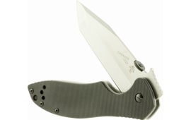 Kershaw 6034T CQC Knife 3.25" 8Cr14MoV Steel Tanto G10 Front/410 Back