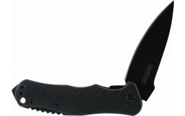 Kershaw 1987 RJ Tactical Folder 3" 8Cr13MoV Stainless Steel Black Oxide Drop Point Fiberglass Reinforced Nylon Black