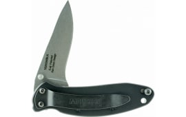 Kershaw 1620SWBLK Scallion Knife 2.4" 420HC Steel Drop Point 6061-T6 Anodized Aluminum