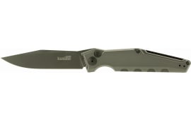 Kershaw 7900GRYBLK Launch Knife 3.75" CPM154 Steel Clip Point Anodized Aluminum