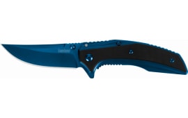 Kershaw 8320 Outright Folder 3" 8Cr13MoV Stainless Steel Blue Trailing Point Stainless Steel Blue/G10 Black