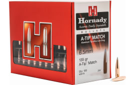 Hornady 26179 A-Tip Match 6.5 Creedmoor .264 135 gr A-Tip Match 100 Per Box
